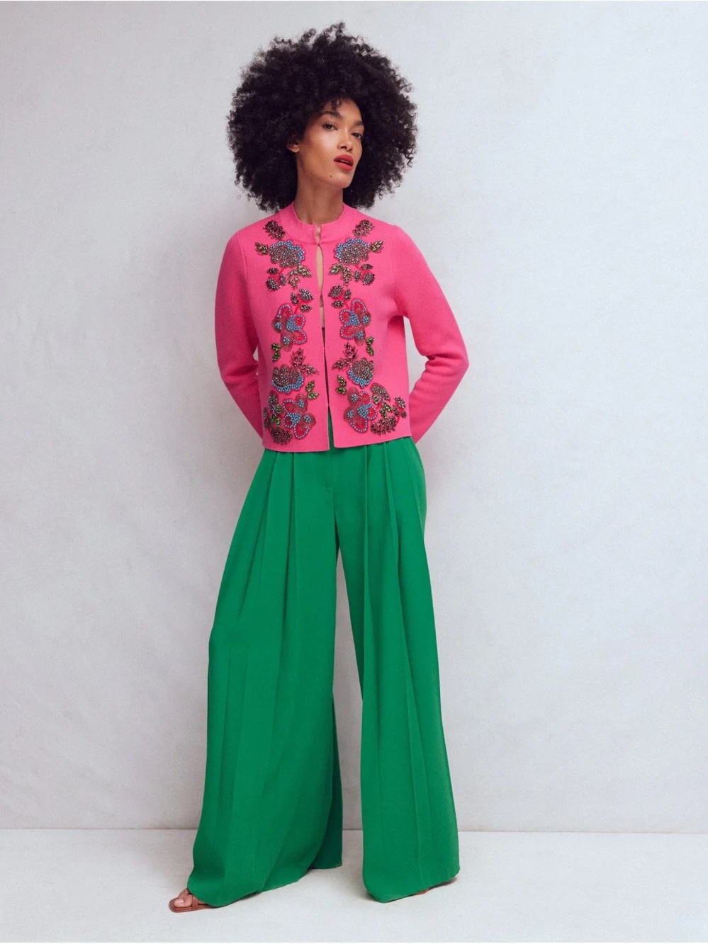 Elena Stand Neck Jacket - Picture 4 of 12